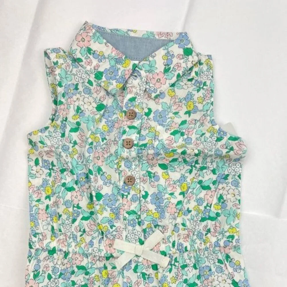 Carters Baby Girl Romper Outfit Floral 3 Months New